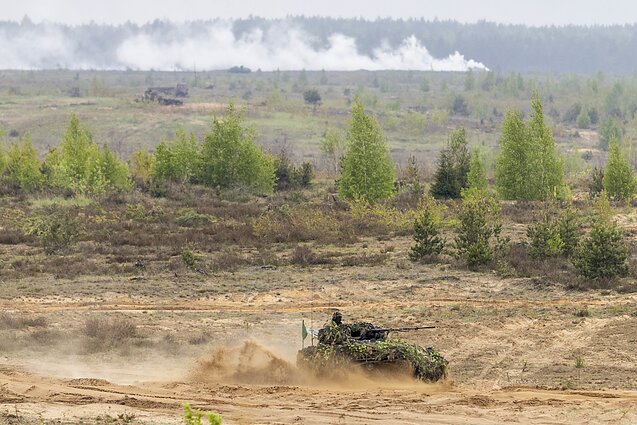 Military training area (associative image)