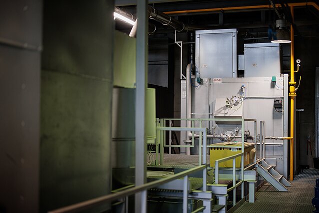 Inside the Lithuanian Crematorium. Inside the Lithuanian Crematorium.