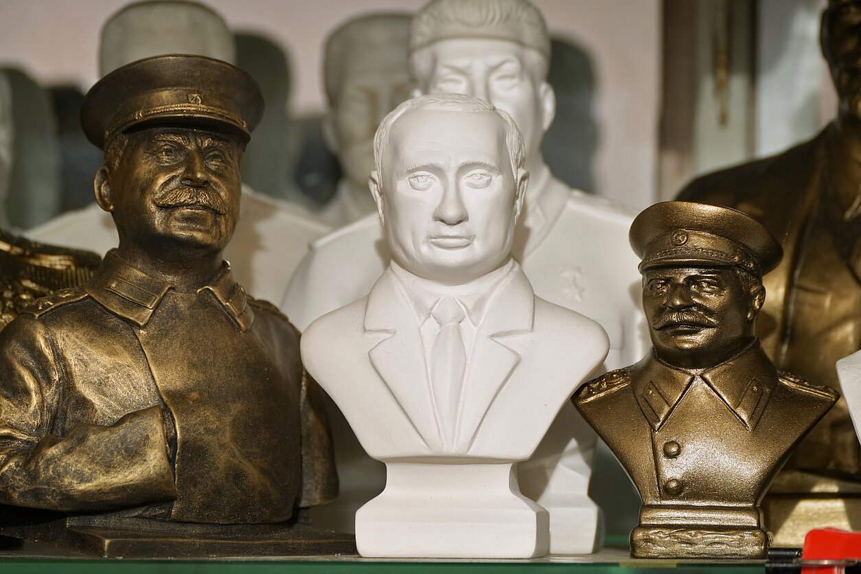 Putin and Stalin.