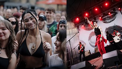 „Palaye Royale“ koncerto akimirka