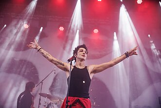 „Palaye Royale“ koncerto akimirka