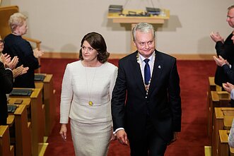 Gitanas Nausėda ir Diana Nausėdienė