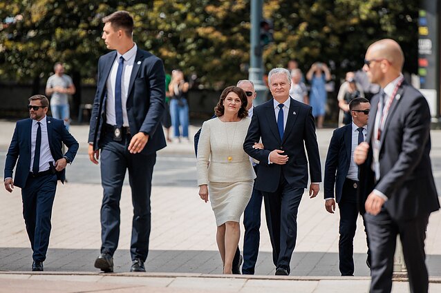 Prezidentas Gitanas Nausėda antrą kartą prisiekė tautai Prezidentas Gitanas Nausėda antrą kartą prisiekė tautai