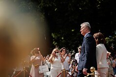 Gitano Nausėdos inauguracija Daukanto aikštėje