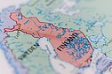 Карта с обозначением Финляндии