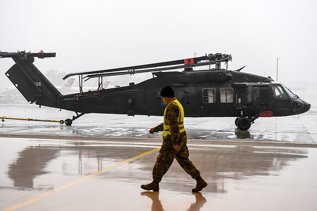Sraigtasparnis „Black Hawk“ Latvijoje Sraigtasparnis „Black Hawk“ Latvijoje