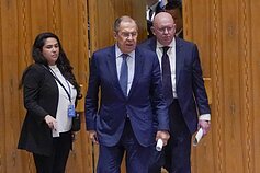 Sergejus Lavrovas ir Vasilijus Nebenzia