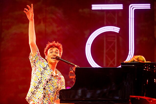 Jacobo Collier koncerto akimirka Jacobo Collier koncerto akimirka