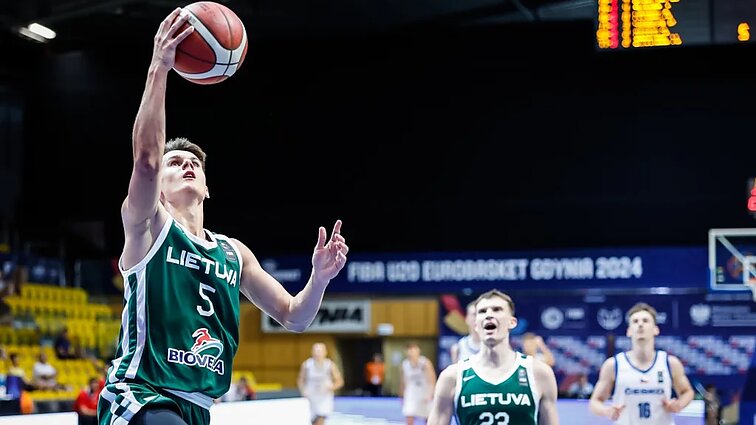 Lietuvos 20-mečiai krepšininkai – penkti Europoje