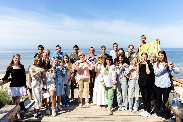 Інгріда Шимоніте відвідала у Паланзі літній табір, де відпочивають діти з України