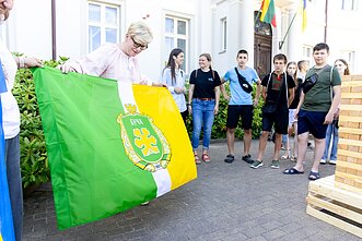 Інгріда Шимоніте відвідала у Паланзі літній табір, де відпочивають діти з України