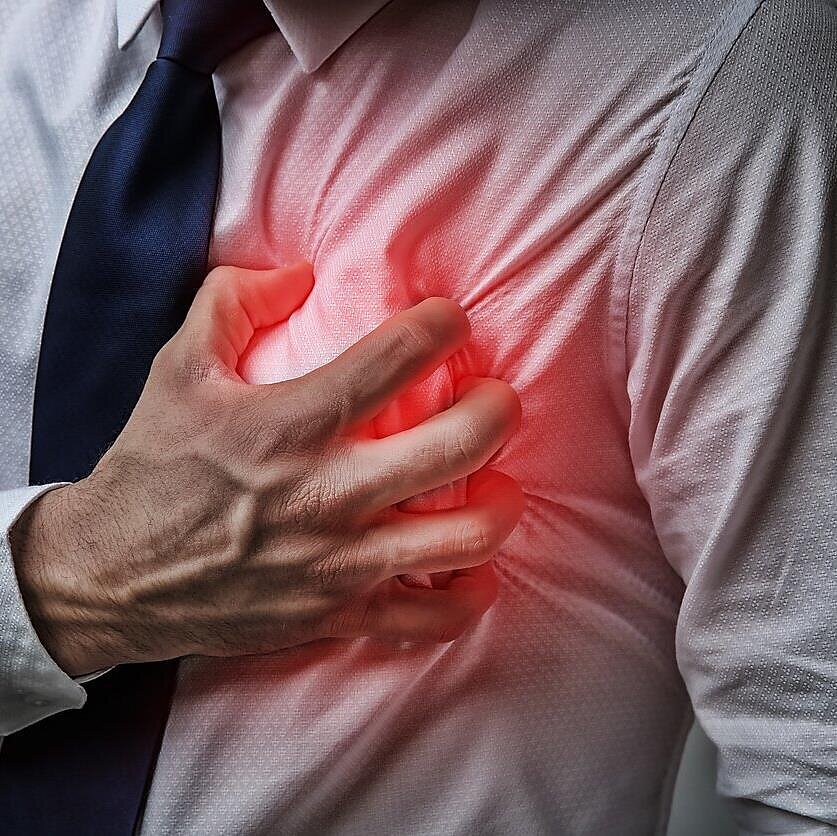 Shutterstock  nuotr., Širdies smūgis 
