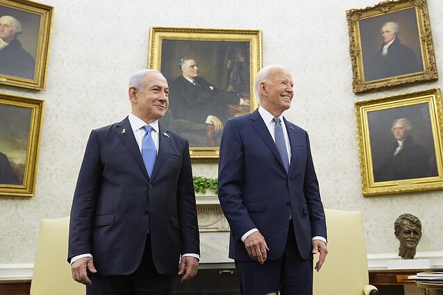 Benjaminas Netanyahu, Joe Bidenas