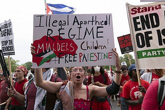 Protestas už Palestiną Vašingtone