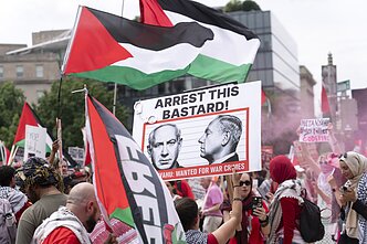 Protestas už Palestiną Vašingtone