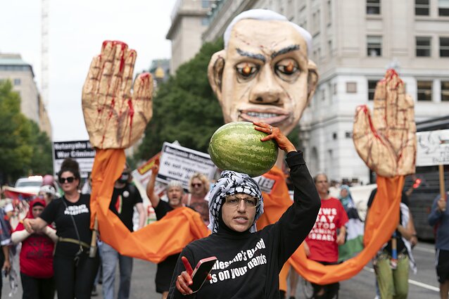 Protestas už Palestiną Vašingtone