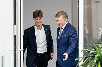 Ignas Vėgėlė ir Ramūnas Karbauskis