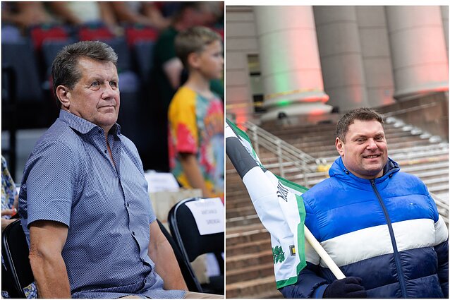 Antanas Sireika ir Žydrūnas Savickas