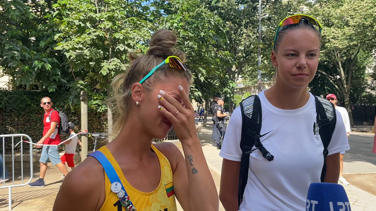 Po pralaimėjimo olimpinėse žaidynėse Monika Paulikienė nesulaikė ašarų
