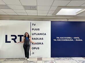 Monika Jurevičius interns at LRT