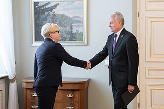 Ingrida Šimonytė ir Gitanas Nausėda