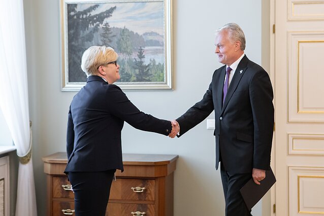 Ingrida Šimonytė ir Gitanas Nausėda
