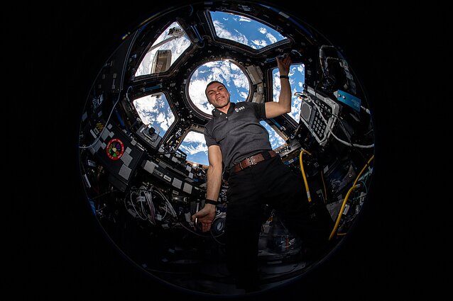 EKA astronautas Marcusas Wandtas Tarptautinėje kosminėje stotyje, asociatyvi nuotr. EKA astronautas Marcusas Wandtas Tarptautinėje kosminėje stotyje, asociatyvi nuotr.