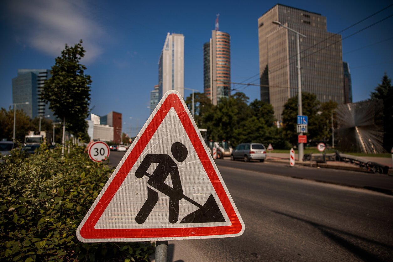 Road works Road works