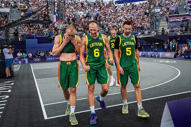 Lietuvos 3x3 krepšinio rinktinė įveikė JAV