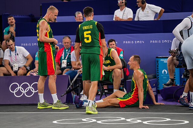 Lietuvos 3x3 krepšinio rinktinė įveikė JAV