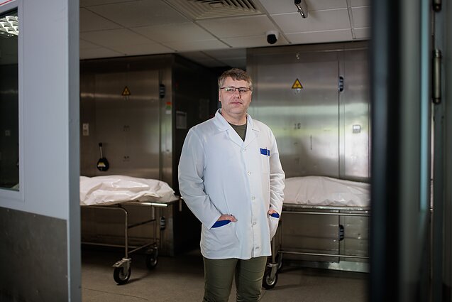 Teismo medicinos ekspertas Ovidijus Petkelis