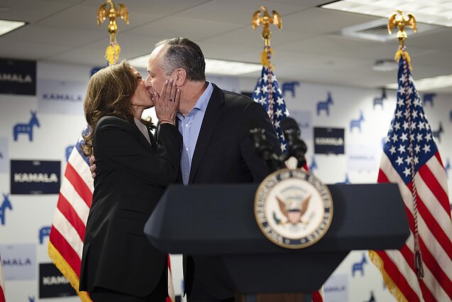 Kamala Harris ir Douglasas Emhoffas