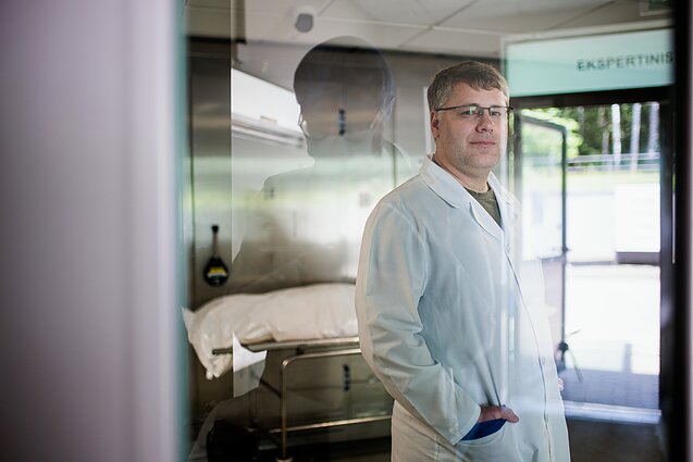 Teismo medicinos ekspertas Ovidijus Petkelis