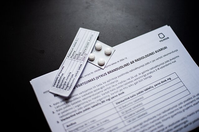 Gyventojams dalijamos kalio jodido tabletės