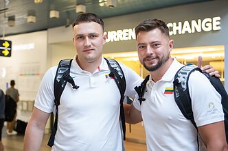 Martynas Alekna ir Mantas Jusis Martynas Alekna ir Mantas Jusis