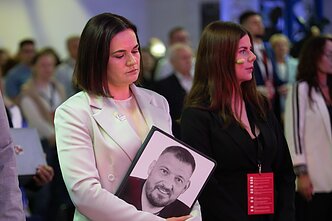 Belarus’ opposition in Vilnius re-appointed Sviatlana Tsikhanouskaya as their leader ‘until free and fair elections’