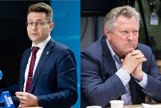 Aurimas Pečkauskas ir Kazys Starkevičius