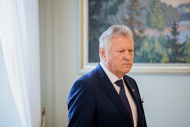 Kandidatas į ministrus K. Starkevičius pas prezidentą G. Nausėdą. 