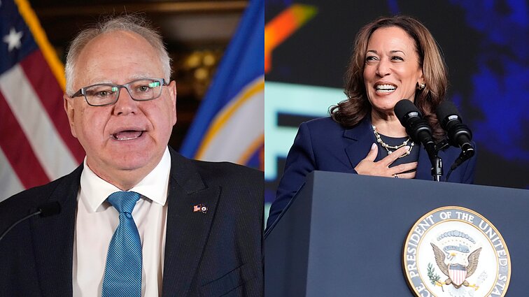 Žiniasklaida: Harris kandidatu į viceprezidentus pasirinks Timą Walzą