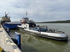 Pirmą kartą istorijoje grūdai į Klaipėdą atplukdyti Nemunu
