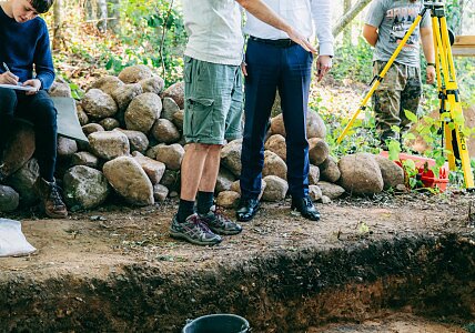 Archaeologists unearth intact partisan bunker in western Lithuania