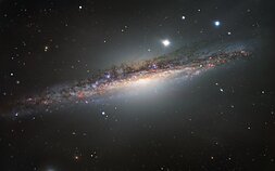 NGC 1055 galaktika, asociatyvi nuotr.