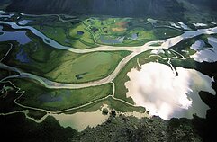 Delta Rapadalen, widok z Skierffe