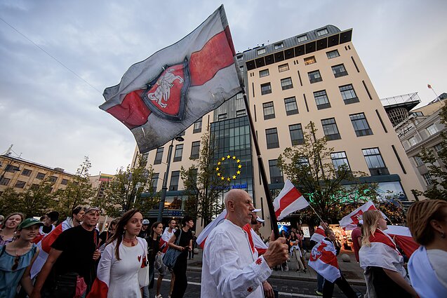Baltarusiai Vilniuje susirinko į protestą prieš Lukašenką