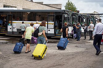Nuo penktadienio Kursko regione vykdoma evakuacija Nuo penktadienio Kursko regione vykdoma evakuacija