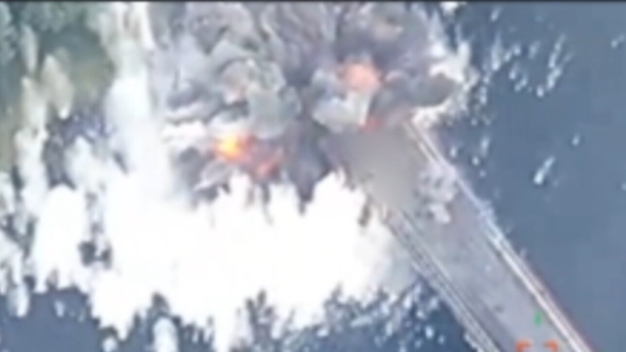 Ukraina skelbia sunaikinusi tiltą Kursko srityje