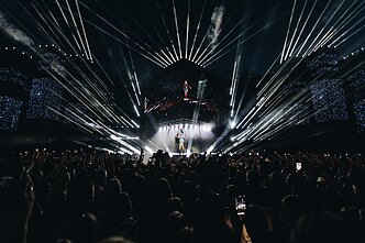 Natalijos Bunkės koncerto akimirka