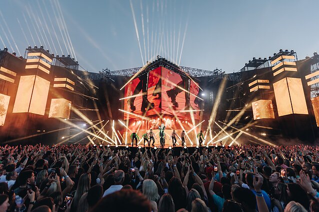 Natalijos Bunkės koncerto akimirka