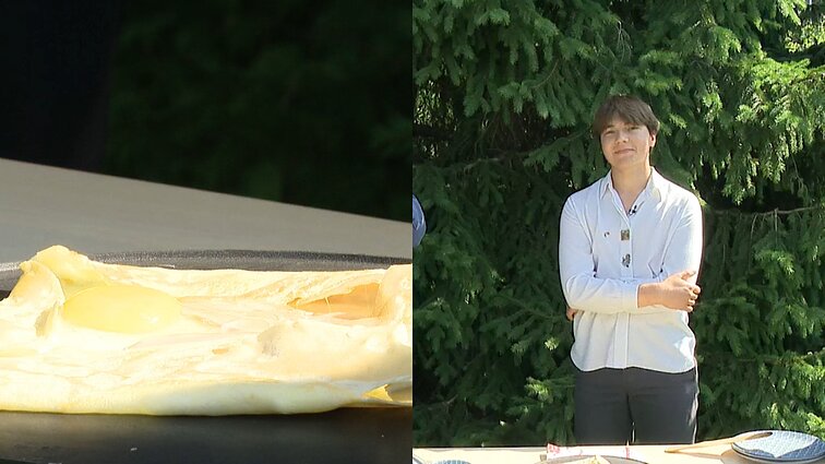 Andrius Gradauskas pristato prancūziškų blynelių receptą: maitinti žmones – pats malonumas