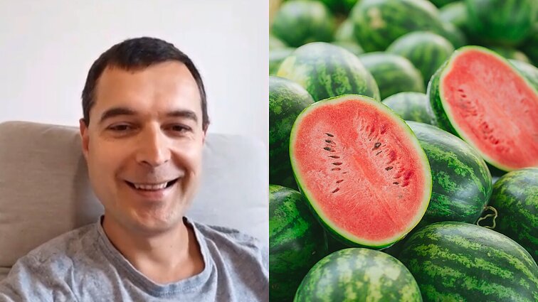 „Valgykim savo lietuviškus arbūzus“: Kęstutis saldžiuosius vaisius augina jau 10 metų